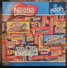 Nestlé Candy Variety Jigsaw Puzzle, 1000 pieces complete