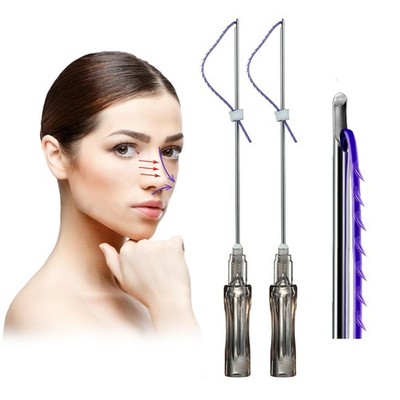 20pcs/bag Multi Sizes Specifications Blunt Tip Thread Facial Beauty Salon Use
