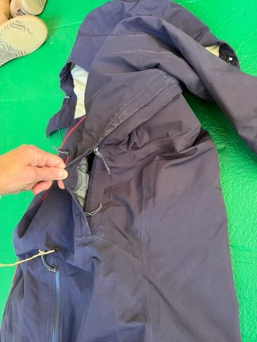 Patagonia Powder Bowl Insulated Ski Jacket DARK Blue Mens Large  image 8
