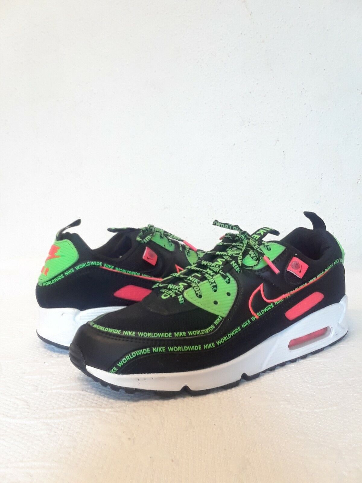 Size 9.5 - Nike Air Max 90 Worldwide Pack Black for sale online | eBay