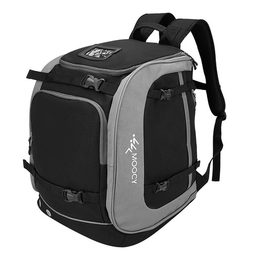 65L Ski Boot Backpack Adjustable Ski Bag Rucksack Waterproof for Hiking Climbing - Picture 8 of 12