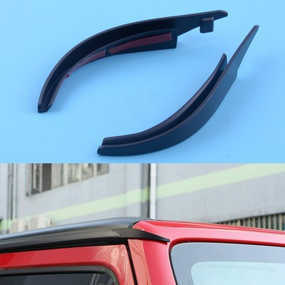 2pcs Rain Diverter Guard Slot Gutter Extender Fit for Jeep Wrangler 2007-2017 JK