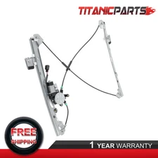 Power Window Regulator For Chevrolet Silverado GMC Sierra Front LH Side & Motor