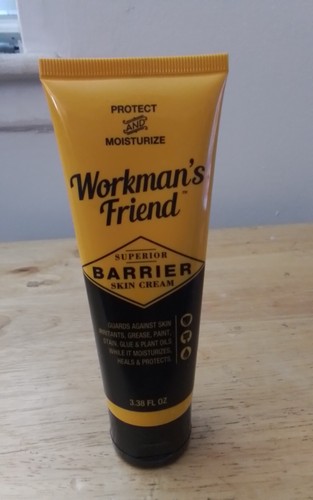 Workman's Friend Barrier Skin Cream Moisturizes Heals & Protects 3.38 Oz.