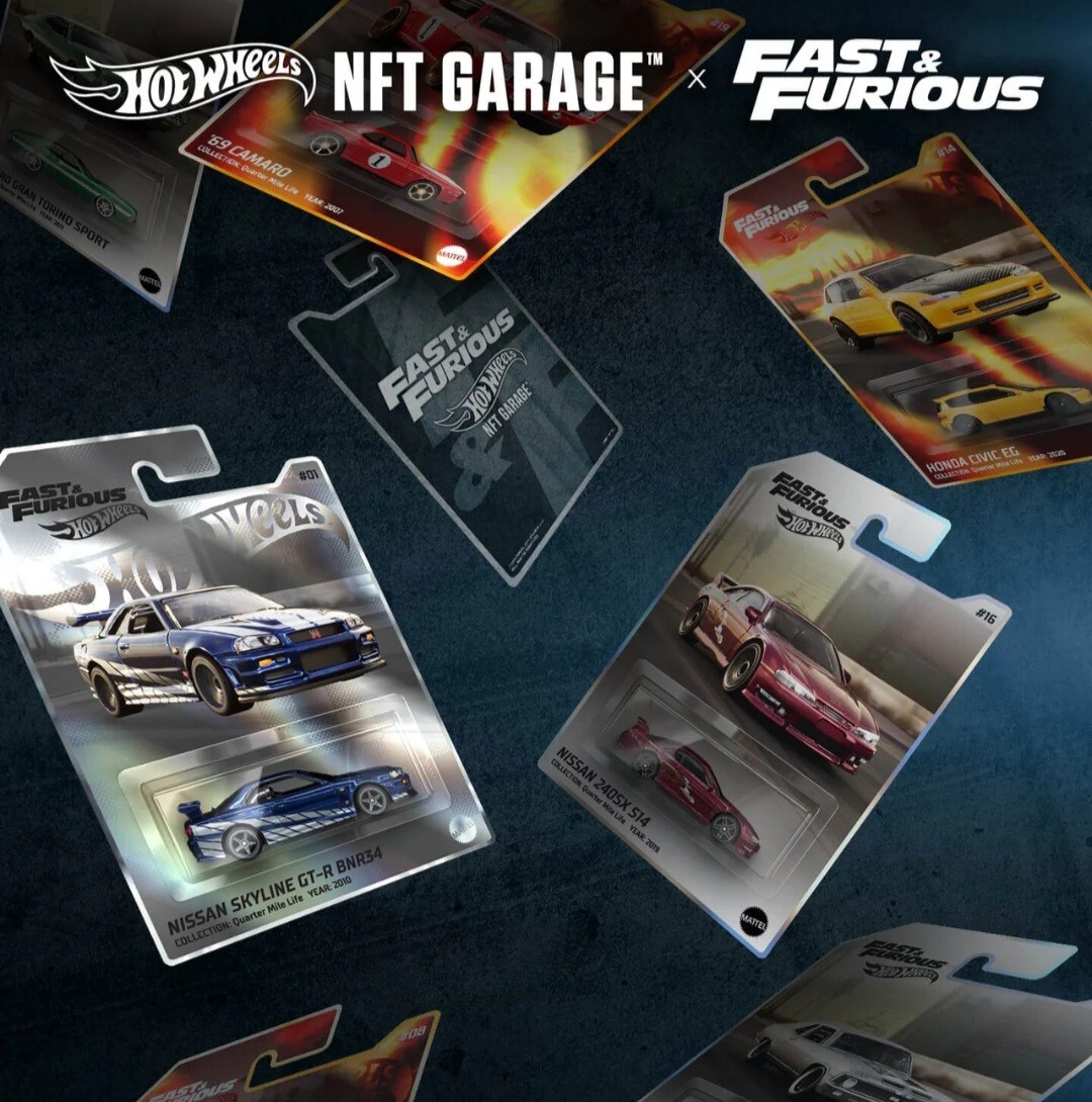 Fast N Furious Hot Wheels NFTGarage NISSAN SKYLINE R34 1/64 Fast N Furious Hot Wheels NFTGarage NISSAN SKYLINE R34 1/64