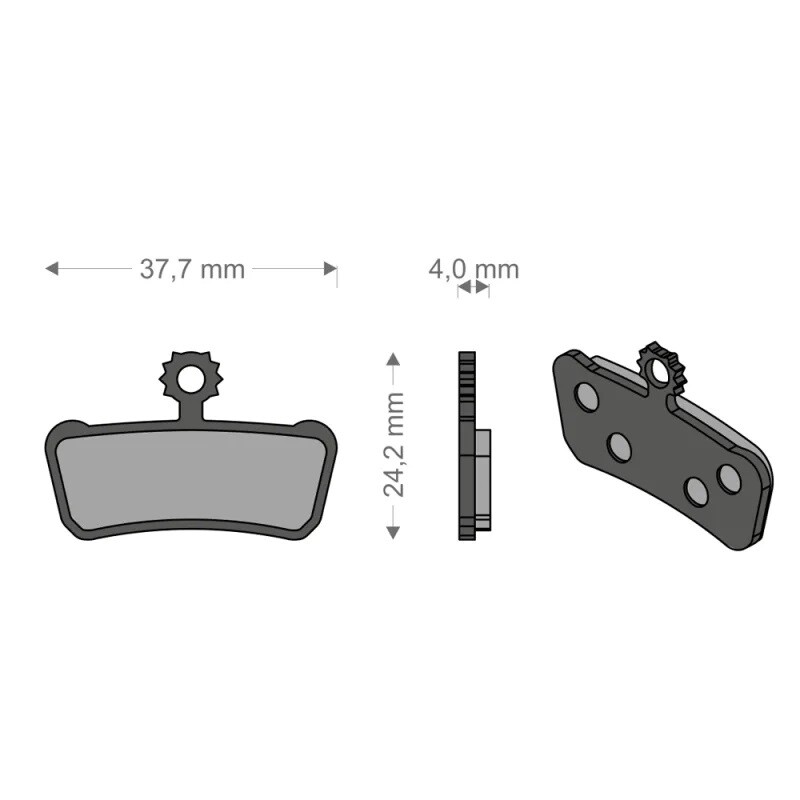 PASTIGLIE FRENO BICI E-BIKE AVID XO-ELIXIR TRAIL SRAM RSC RS-R-T G U BRENTA 225