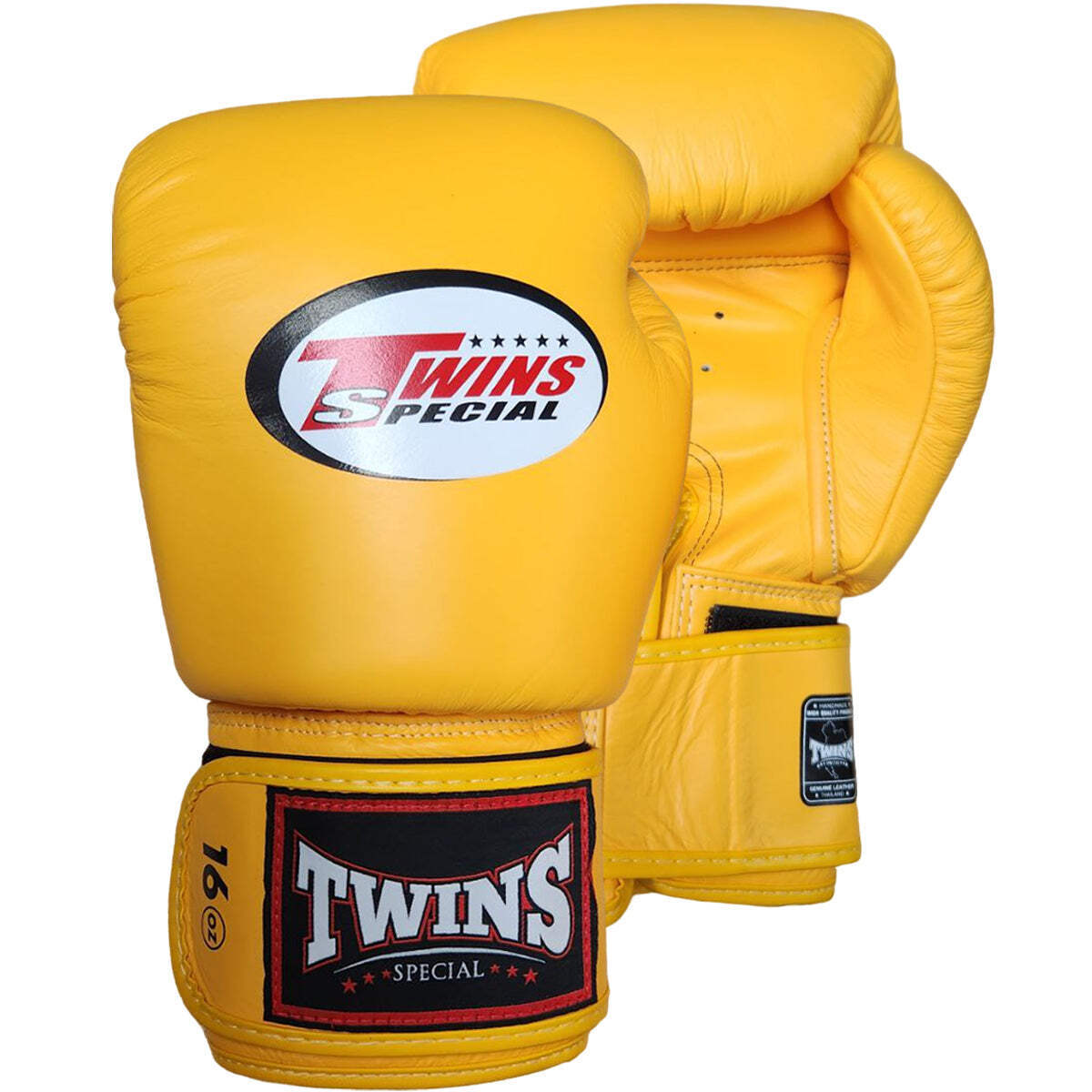 Boxing Gloves Twins Special BGVL3 Yellow Muay Thai Style (Leather