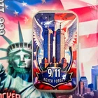 The Locker Mint FDNY September 11 Carded Silver Bar - 1 oz .999 Silver #168/343