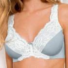 Plus Size Bra Women Minimizer Full Figure Underwire Contour Large Bosom Unlined