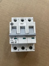 1- Allen Bradley 1492-SP3B160 Circuit Breaker 480V 16 Amp 3 Pole USED Old Stock