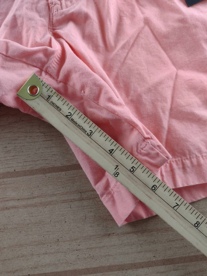 COLUMBIA PFG Pink Twill Chino Bermuda Flat Front Shorts - Size Unknown - Image 3 of 4