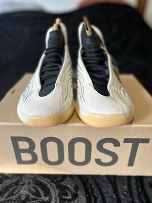 adidas Yeezy Quantum Mist Slate sneaker 11.5 Men’s White Black Laces Yeezy Qntm Mist Slate | eBay main image 4