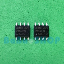 10pcs ~ 1000pcs New 24C02N AT24C02N-10SU-2.7 ATMEL 2-Wire Serial EEPROM SOP-8