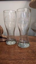 Stihl Set 2 Beer Fluted Glasses 0.3L Chainsaw Small Engine Company New w/o Box