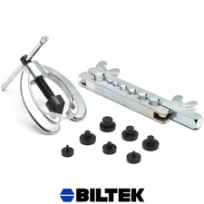 10pc Brake & Air Line Double/Single Flare Tool Set Gas Brake Air Line Repair Kit