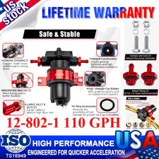 110 Gph Electric Fuel Pump 13-14 Psi Replaces 12-802-1 Fuel Flow 12v For Holley