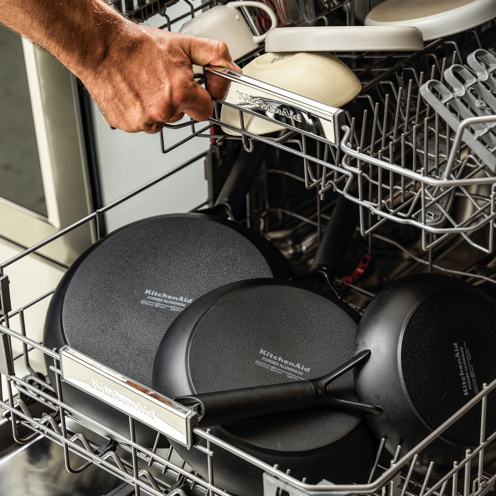 KitchenAid Wok NonStick 28 cm Dishwasher Safe Stackable (Damaged Packaging) eBay