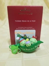 Hallmark 2020 Three Peas in a Pod Family Baby Christmas Ornament
