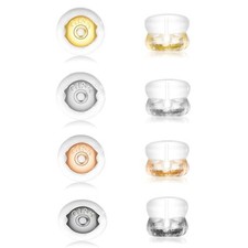 Earring Backs,18K Gold Silicone Earring Backs for Studs/Droopy Ears,Locking S...