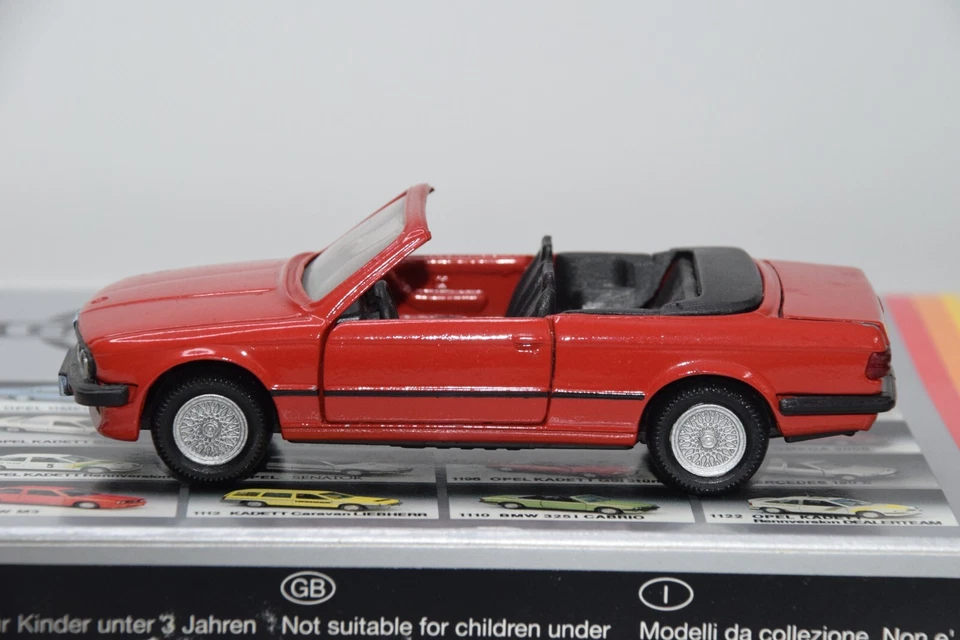 B2 1:43 GAMA 1110 BMW 325 i 325i descapotable rojo nuevo en caja Foto 3 de 4