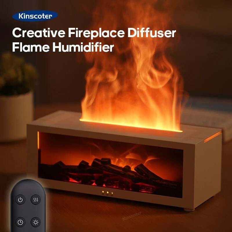 Diffuseur huile essentielle sans eau anti-moisissure et télécommande LED