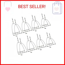 Chivao 16 Pcs Automatic Fish Hooks Device Stainless Steel Spring Loaded Ice Fish