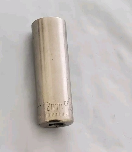 Craftsman USA 12mm 6pt Socket 44409 inverted G 1/4" Drive Series vintage metric - Picture 4 of 9