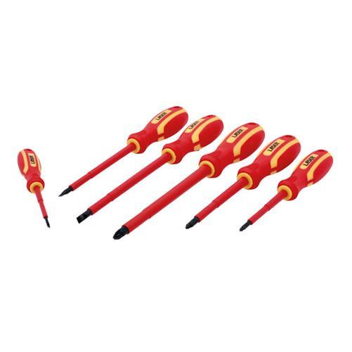 Set Di Cacciaviti Isolati VDE Laser 6 Pezzi 8455