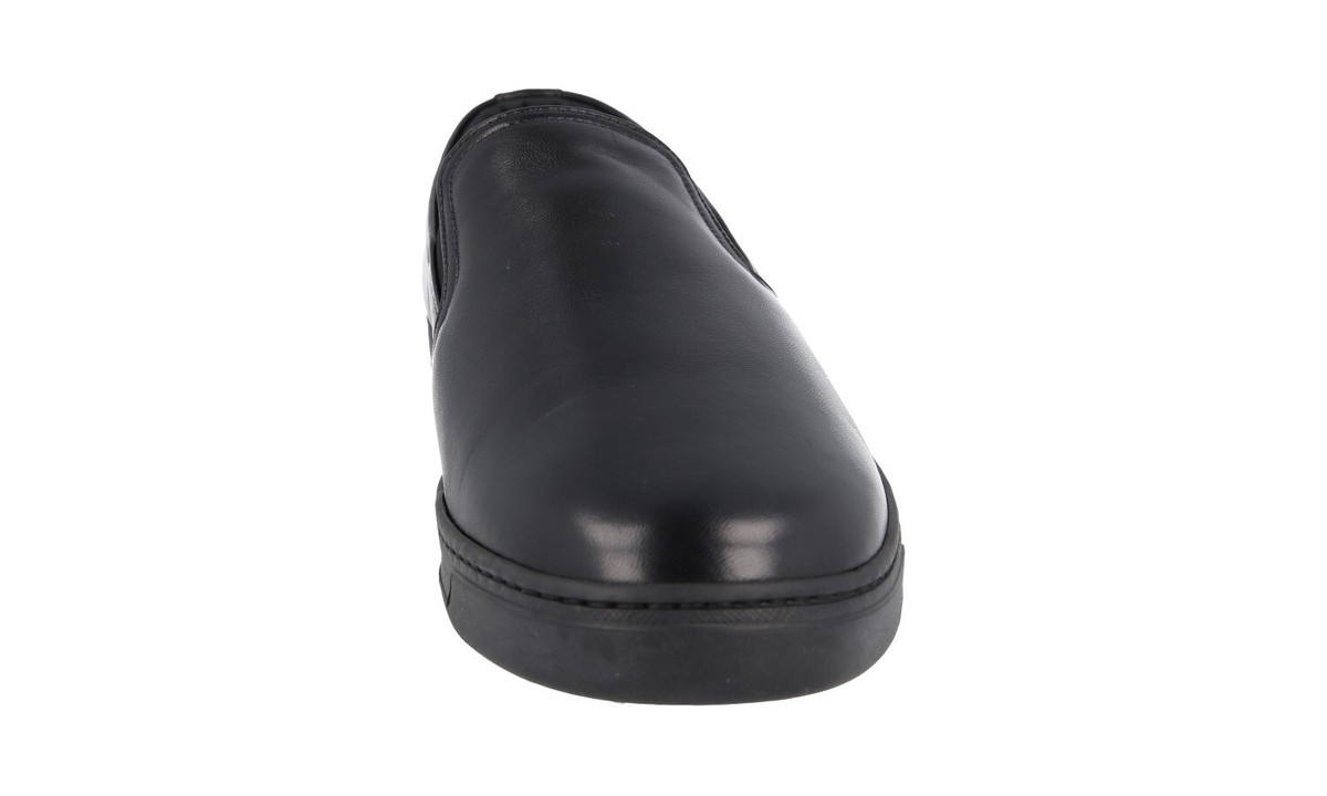 PRADA SHEARLING FUR SLIP-ON SNEAKERS SHOES 4D3010 BLACK PRADA SHEARLING FUR SLIP-ON SNEAKERS SHOES 4D3010 BLACK