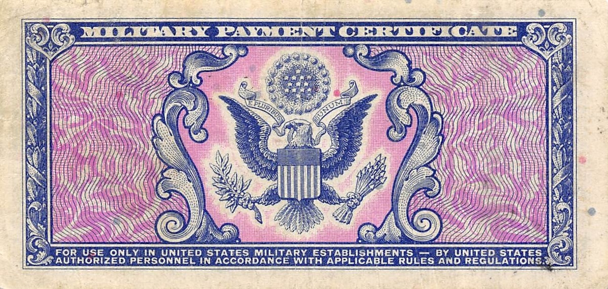 USA / MPC 5 Cents 1948 Series 481 Plate # 72 Circulated Banknote