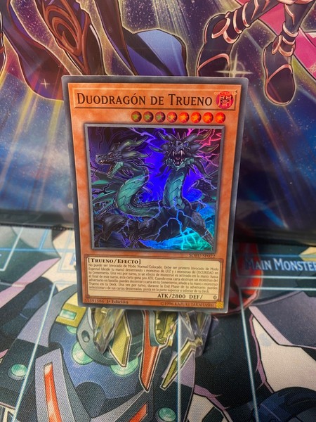 Yu-Gi-Oh! Thunder Dragonduo SOFU-SP022 Super rare 1st Edition Spanish LP