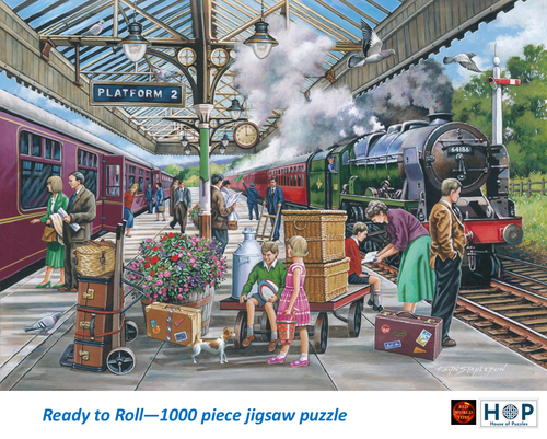 Vintage Steam Train 1000 piece Jigsaw Puzzle by House of Puzzles Choice ...