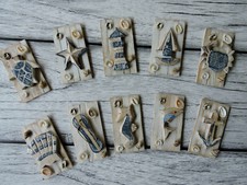 MAGNETE legno OCEAN STYLE Caraibi effetto vintage mare casa frigo VARI MODELLI