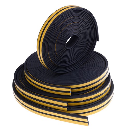 10M Draught Excluder Self Adhesive Rubber Door Window Seal Strip Roll Foa C Y3 - Picture 2 of 16