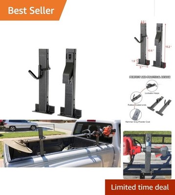 2-Piece Locking Trimmer Rack - Essential Attachment for Landscape Trailers