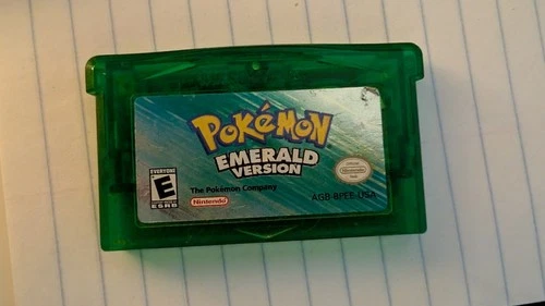 Pokemon Emerald Authentic GBA Tested Working