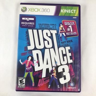 Just Dance 3 Xbox 360 Kinect Game Ubisoft E10+ NTSC Complete
