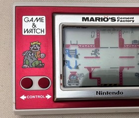 Nintendo Game & Watch Mario&rsquo;s Cement Factory ML-102 Tested Works Japan Rare