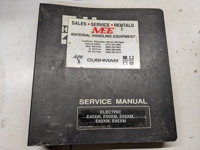 HYSTER SERVICE REPAIR MANUAL ELECTRIC E45XM E50XM E55XM E60XM E65XM 1995