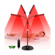 Viconor Red Light Therapy Lamp,4 Head Infrared Light Therapy for Bo... Fast Ship