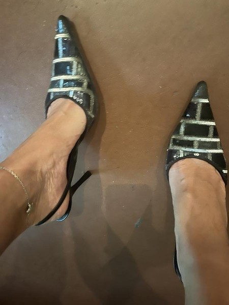 Women Cerruti Heels Black Leather 39