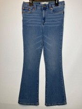Levi  s Girls Size 14 726 Flare Jeans Light Wash Stretch Denim Mid Rise