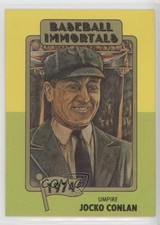 1980-84 SSPC Baseball Immortals 1st Printing Jocko Conlan #143 HOF 0sf1