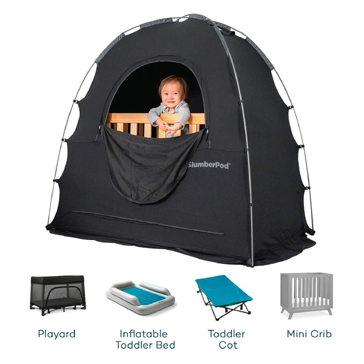 Slumberpod Privacy Pod Blackout Canopy Travel Sleep Space Age