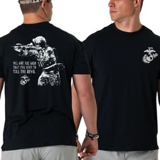 We Are The Men You Send To Kill The Devil Military T-Shirt