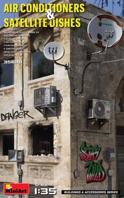 1/35 Miniart Air Conditioners & Satellite Dishes - PREORDER