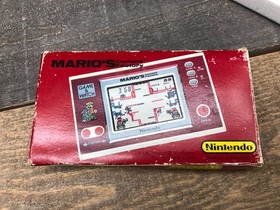 Nintendo Game & Watch Pocketsize MARIO'S CEMENT FACTORY ML-102 With Box