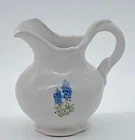 Frankoma Pottery Blue Bonnet Earthenware Pitcher Design 40A