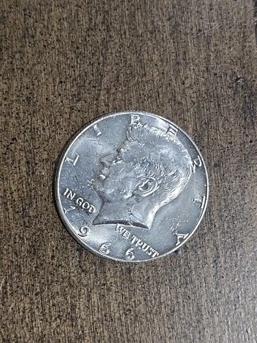1966 Kennedy Silver Half Dollar 40% BU