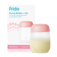 Frida Mom 2-in-1 Manual Breast Pump Silicone Bottle Replacement Lid, Milk